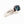 Teal Natural Diamond 14 Karat White Gold