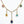 Rebecca Rio Collection Necklace Silver with 18K Gold Plating