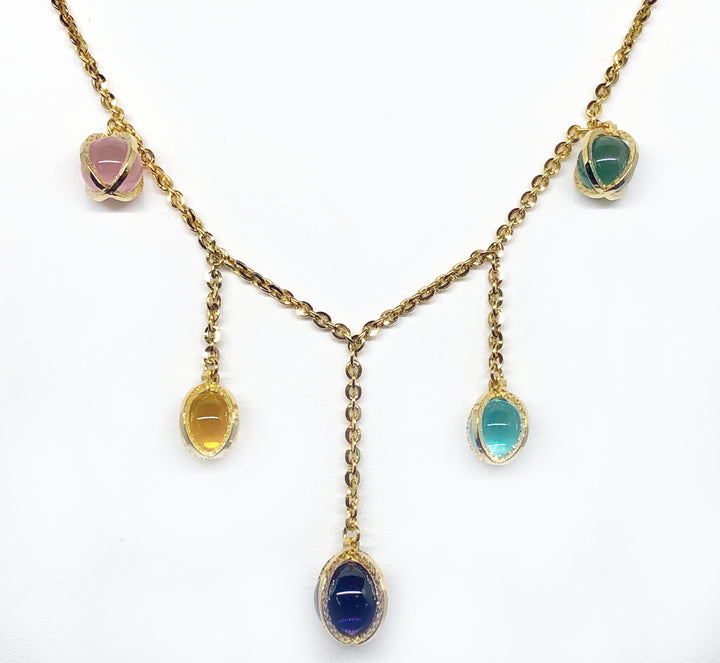 Rebecca Rio Collection Necklace Silver with 18K Gold Plating