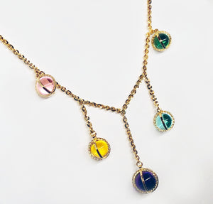 Rebecca Rio Collection Necklace Silver with 18K Gold Plating