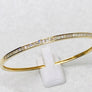 Bangle Diamond Bracelet 14 Karat Yellow Gold