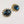 Blue Topaz And Diamond Earrings 14 Karat Yellow Gold