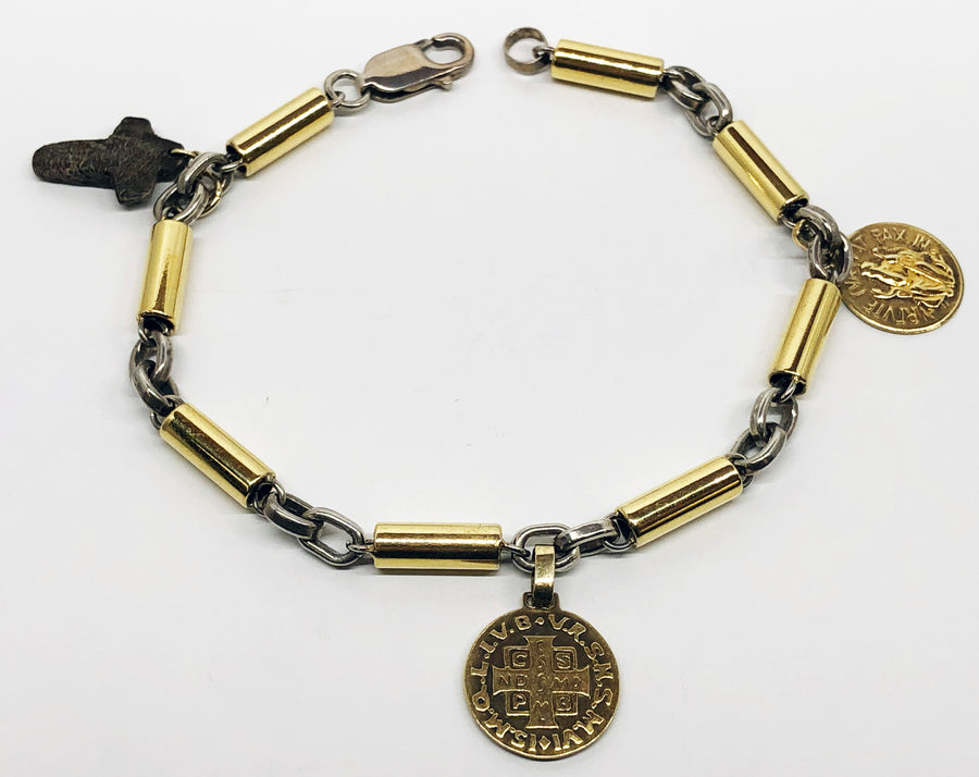 Carminelli Bracelet in 18Karat and Sterling Silver