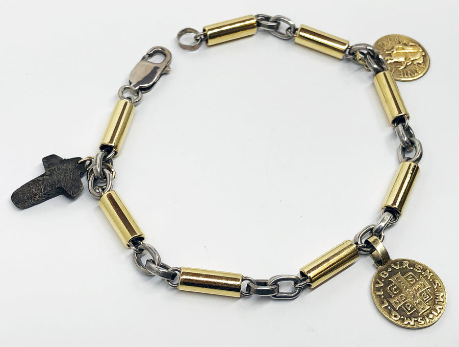 Carminelli Bracelet in 18Karat and Sterling Silver