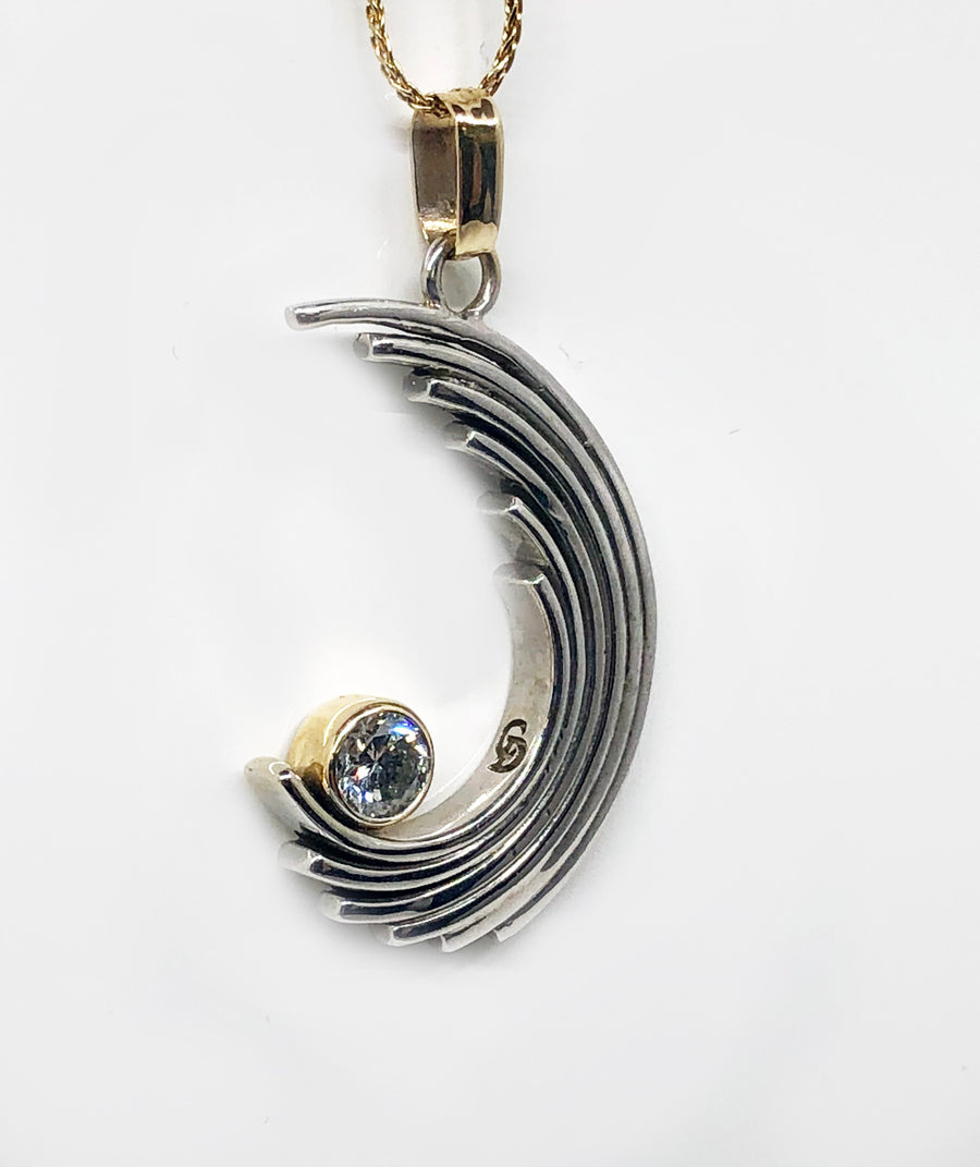 Carminelli "Solar System" Collection Diamond and 14Karat Gold