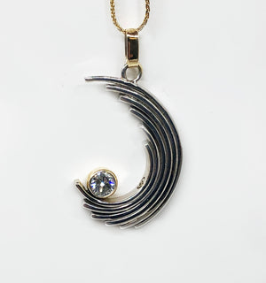 Carminelli "Solar System" Collection Diamond and 14Karat Gold