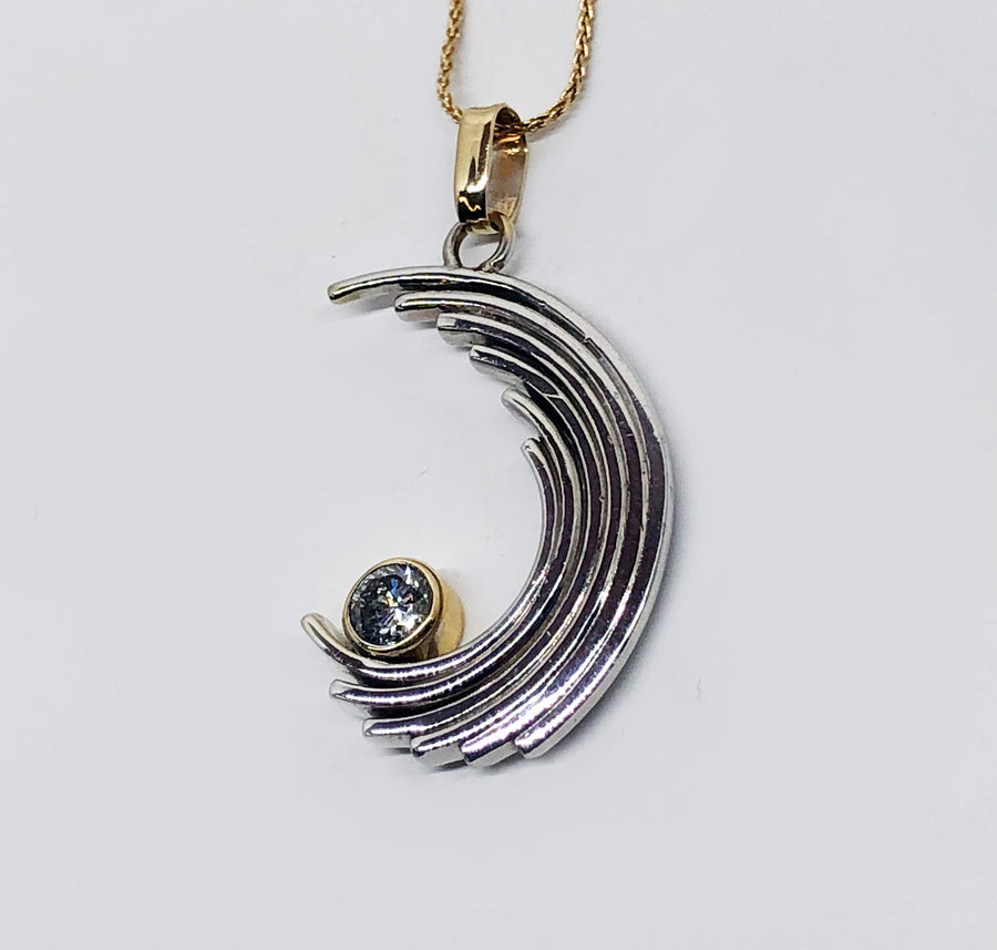 Carminelli "Solar System" Collection Diamond and 14Karat Gold