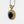 Sapphire and Diamond Pendant 14 Karat Yellow Gold