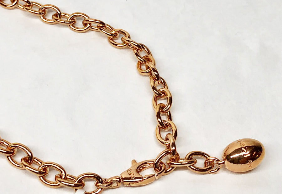 Rebecca Necklace 18K Plated with Rose Pearl and Coral