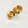 Citrine Expandable Ring in 18 Karat Yellow Gold