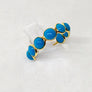 Turquois Ring 18 Karat Yellow Gold Expandable