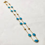 Turquois Necklace in 18 Karat Yellow Gold