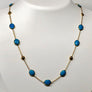 Turquois Necklace in 18 Karat Yellow Gold