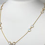 Moon Stone Nechlace in 18 Karat Yellow Gold