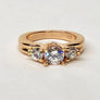 Diamond Ring Rose Gold Semimount 14Karat Gold