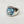 Blue Topaz Ring 18 Karat White Gold