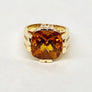 Citrine Ring 14k Yellow Gold