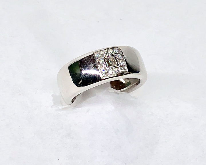 Diamond Band White Gold 14K .25Ct