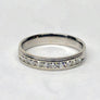 Diamond Band 18 Karat White Gold