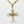 Pearl Cross With Diamonds 14 Karat Yellow Gold