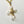 Pearl Cross With Diamonds 14 Karat Yellow Gold