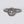 Diamond Halo Engagement Ring 14 Karat White Gold
