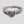 Engagement Diamond Cluster Ring 14 Karat White Gold