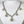 Rebecca Pearl Necklace Bronze Rhodium Plating