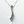 Journey Diamond Pendant in 14 Karat White Gold