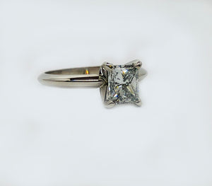 Princess Cut Diamond Solitaire VVS