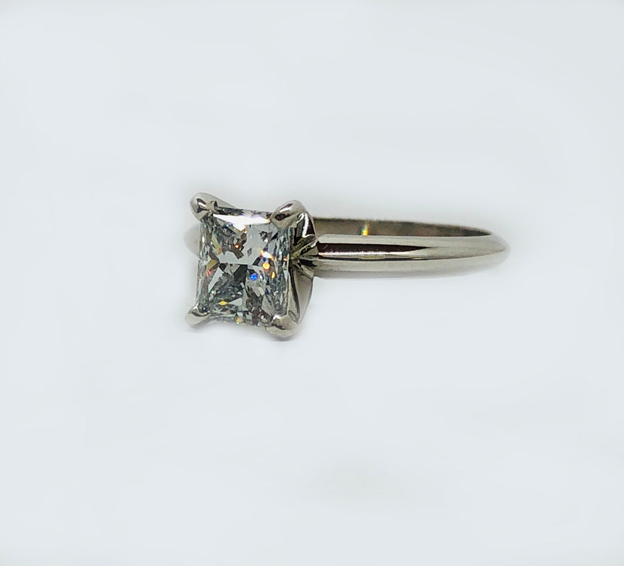 Princess Cut Diamond Solitaire VVS
