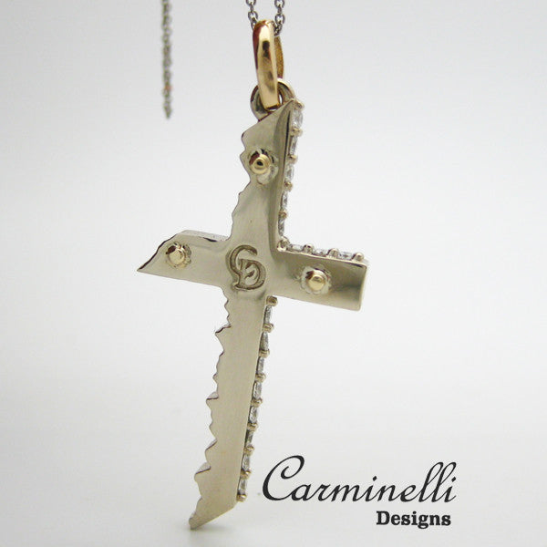 The Way of the Cross Collection Diamonds in 14White Gold