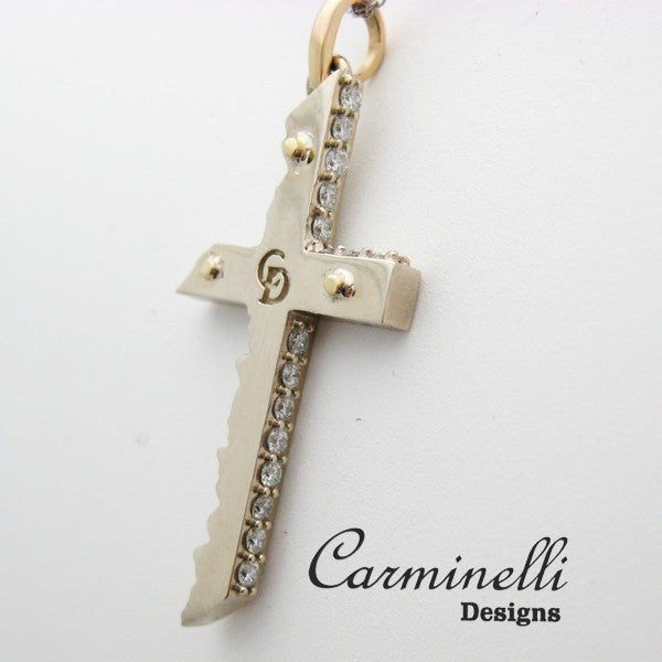 The Way of the Cross Collection Diamonds in 14White Gold
