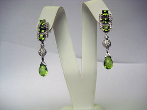 Peridot Drop Earrings