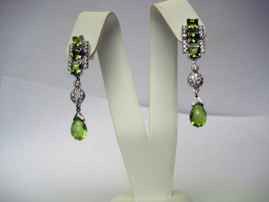 Peridot Drop Earrings