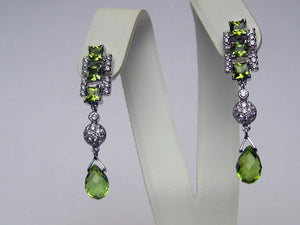 Peridot Drop Earrings