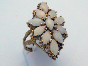 Opal Ring 10k Yellow Gold Estate