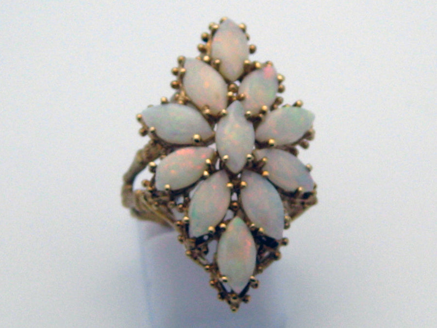 Opal Ring 10k Yellow Gold Estate