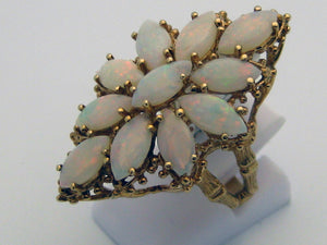 Opal Ring 10k Yellow Gold Estate