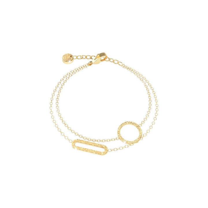 Rebecca Bracelet Sterling with Gold Plating