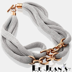 Mesh Sterling Silver Necklace