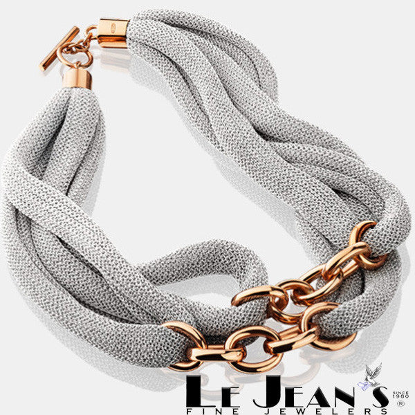 Mesh Sterling Silver Necklace