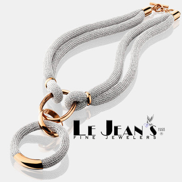Mesh Sterling Silver Necklace