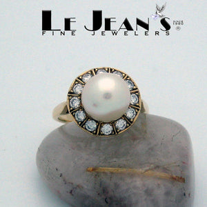 Pearl and Diamond Ring Estate