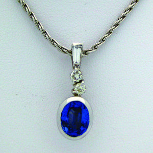 Carminelli Ceylon Sapphire Pendant