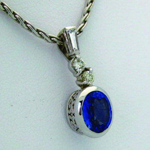 Carminelli Ceylon Sapphire Pendant