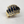 Sapphire and Diamond Ring 18 Karat Yellow Gold