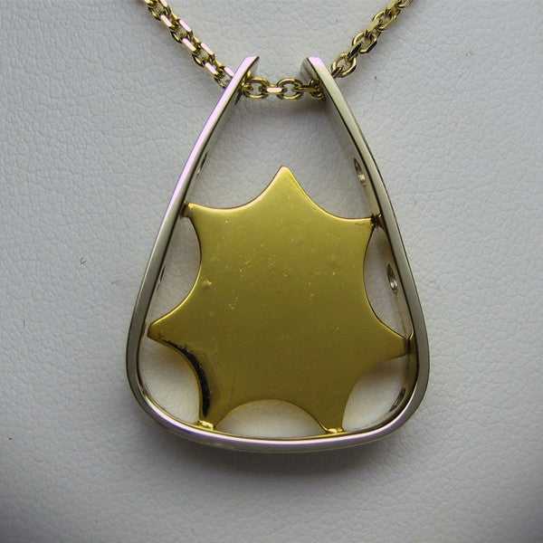 Carminelli Pendant 22K Gold and White Gold