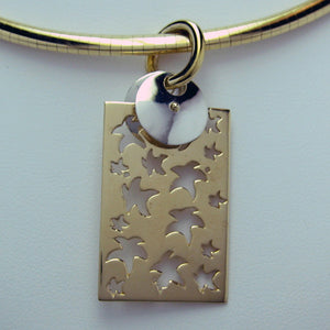 Carminelli Pendant Gold and Sterling Silver